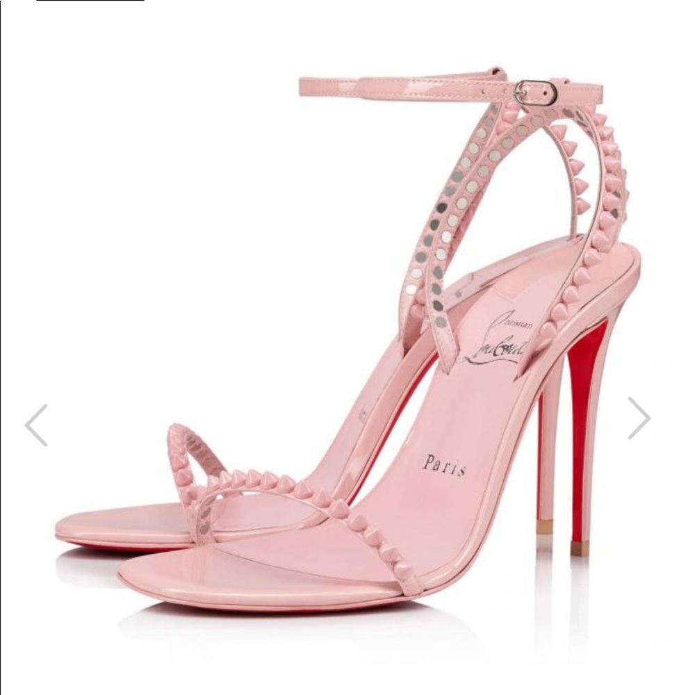 SO ME Louboutin 100mm in soft pink